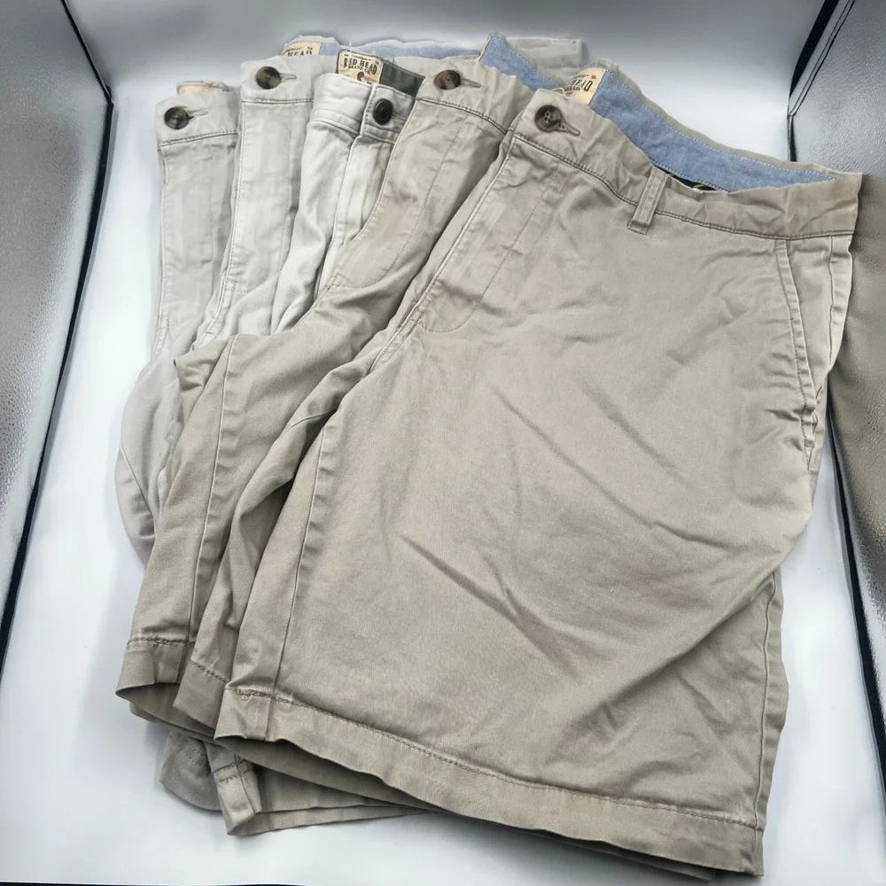 Lot of 5 Red Head Brand Co Men's Khaki Chino Shorts Size 40